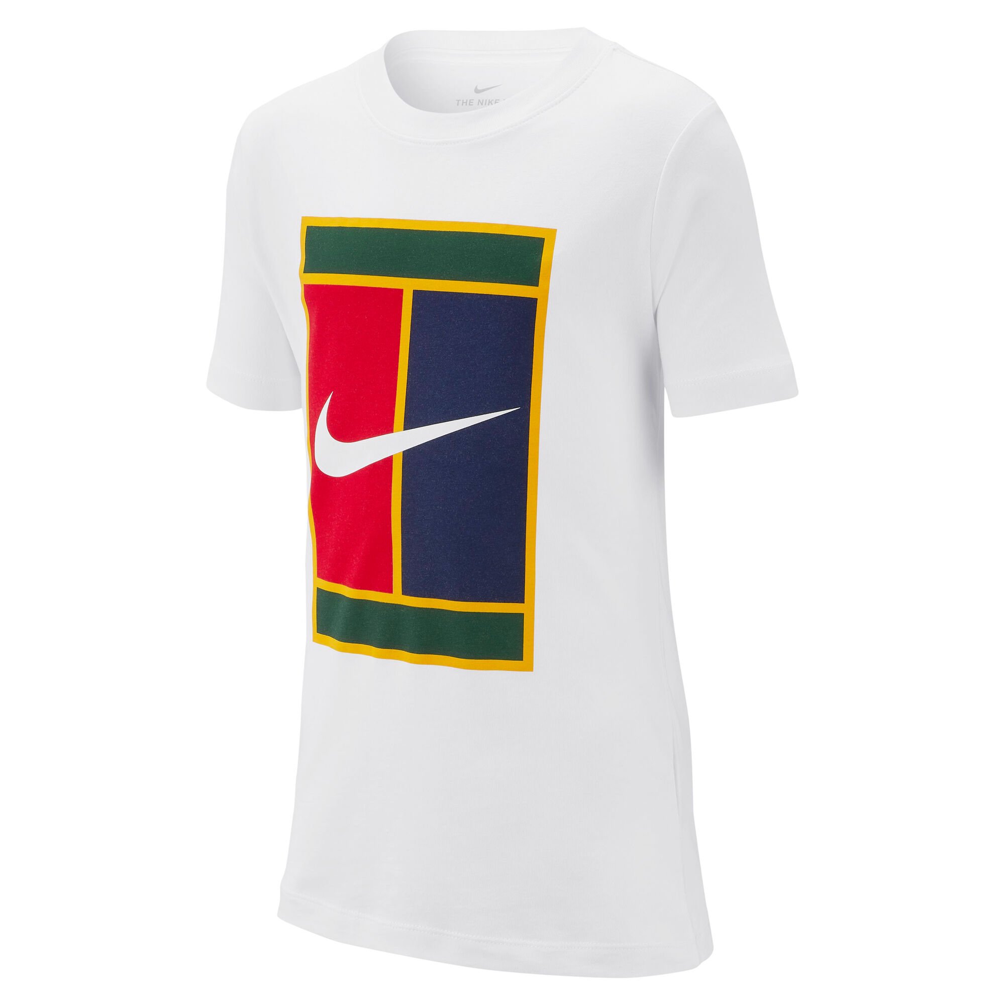 Mencionar plátano líquido Nike Court Heritage Camiseta De Manga Corta Chicos - Blanco, Azul compra  online | Tennis-Point