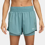 Ropa Nike Nike One Dri-Fit High Rise 3In 2N1 Shorts Mujeres-Salvia