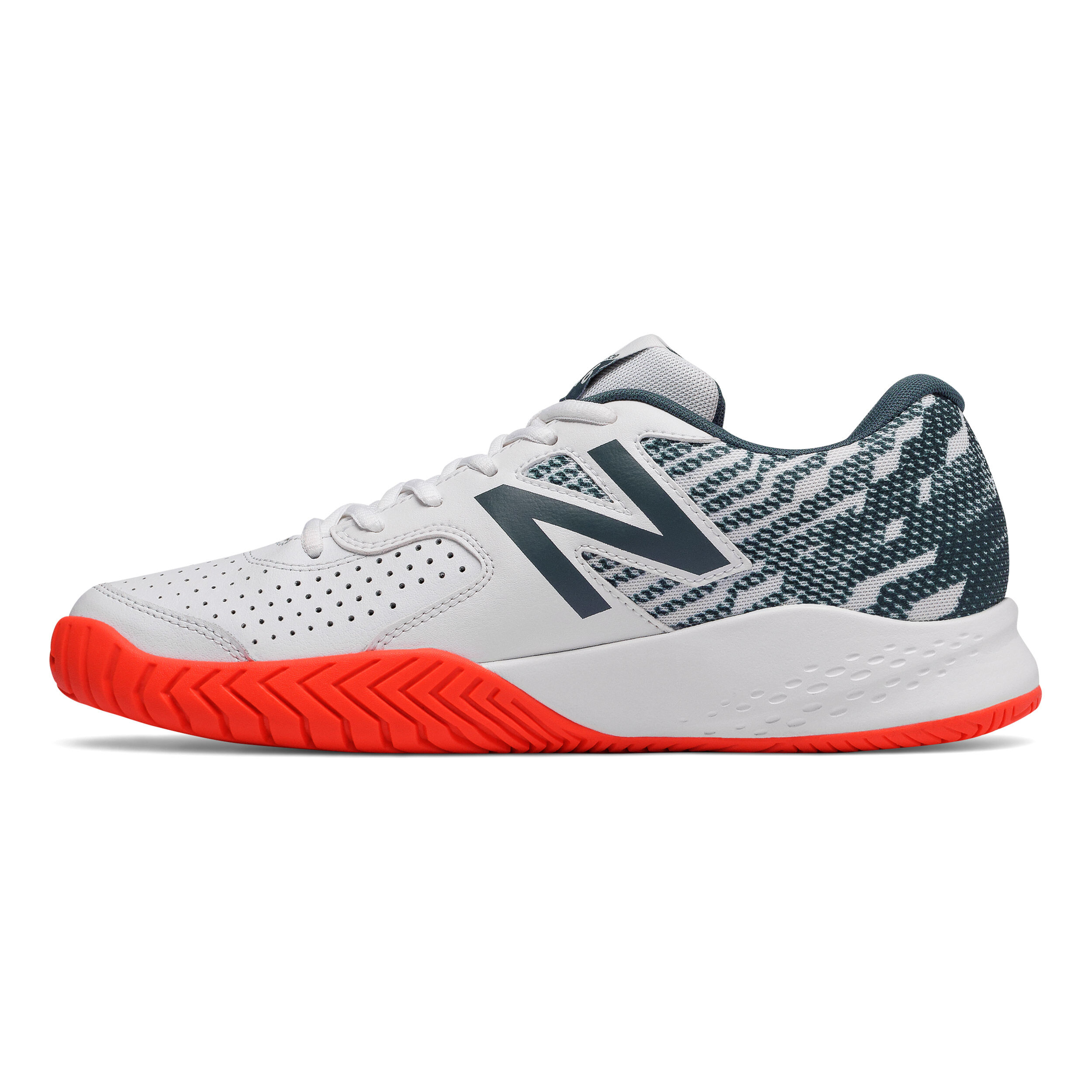 696 V3 Zapatilla Todas Las Superficies Hombres Blanco Gris