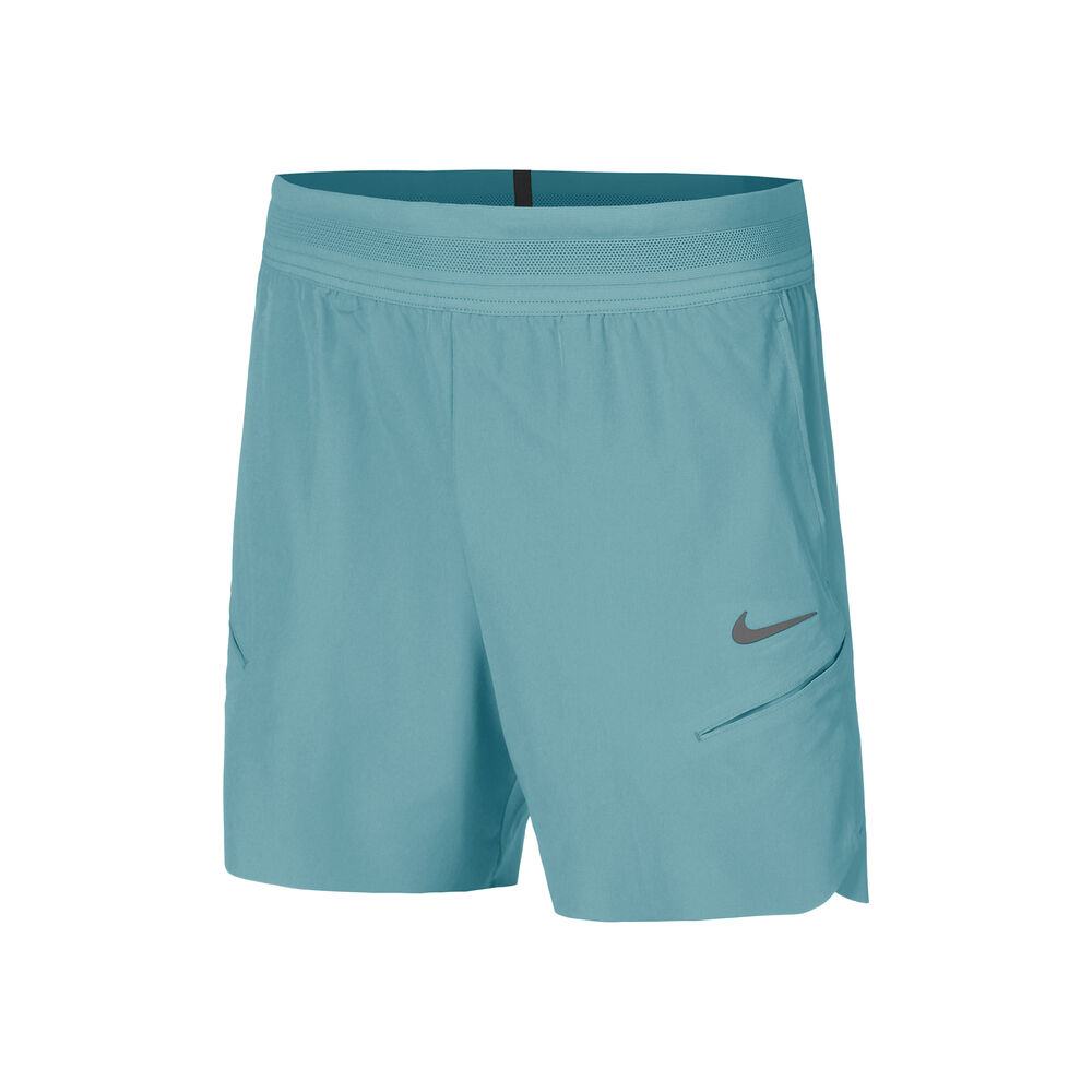 Nike Court Dri-Fit Slam Shorts Hombres-Color Petróleo,Verde