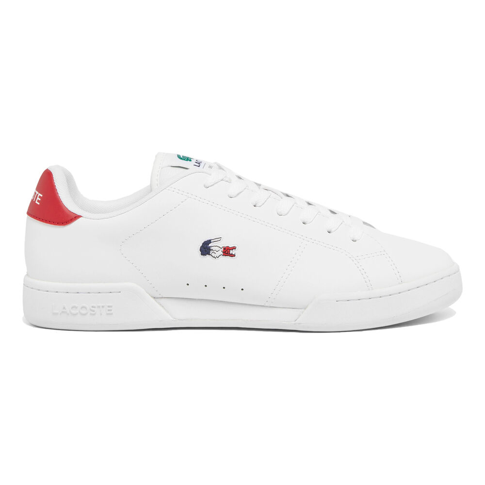 Lacoste Carnaby Cup Zapatilla De Ocio Hombres-Blanco,Azul Oscuro