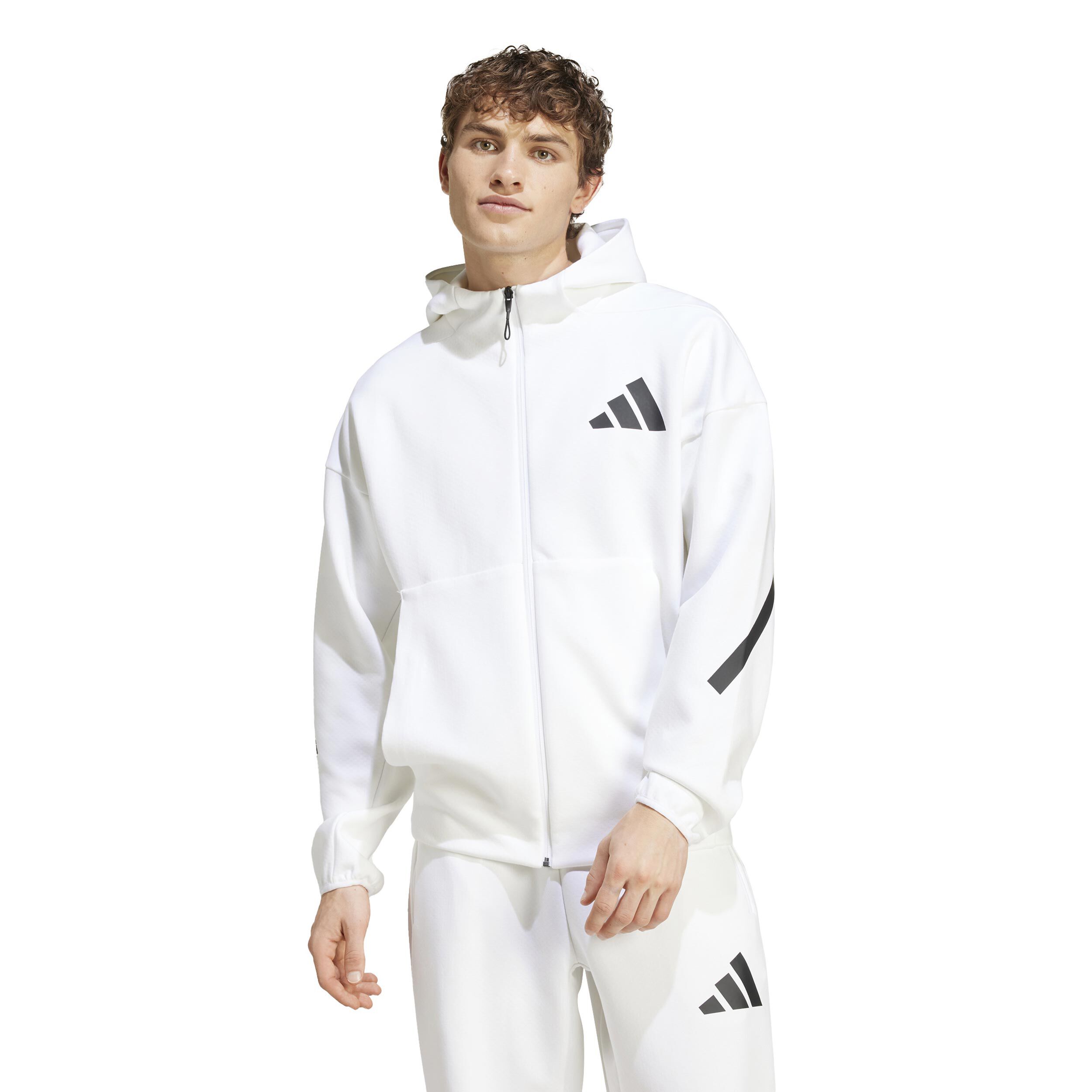 Buy adidas Z.N.E. Sudadera Con Cremallera Hombres Blanco online Tennis Point ES