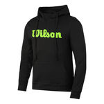 Ropa Wilson Wilson Script Sudadera con capucha Hombres - negro, 