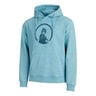 Create Washed Out Loose Fit Sudadera Con Capucha Hombres-Azul Claro,Color Petróleo