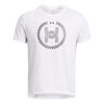 Run Everywhere Wreath Camiseta de running Hombres - blanco, gris