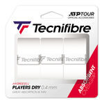 Sobregrips Tecnifibre Tecnifibre Players Dry 3er Pack De 3-Blanco