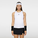 Ropa JLindeberg JLindeberg Delia Camiseta De Tirantes Mujeres-Blanco