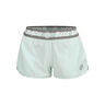 Tiida Tech 2 In 1 Shorts Con Bolsillo Para Pelota Mujeres-Mint,Gris