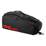 Bolsas De Tenis Wilson CLASH V3 6PK RACQUET BAG BLACK/Infrared