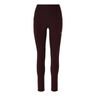 Road High Waist Mallas para correr Mujeres-rojo oscuro