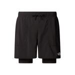 Ropa The North Face The North Face Sunriser 2in1 6in Pantalones Cortos Hombres-Negro