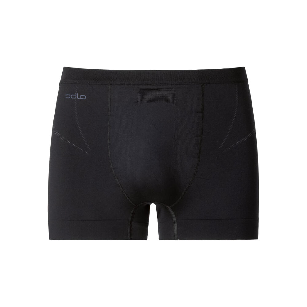 Odlo Bottom Performance Light Calzoncillos Tipo Bóxer Hombres-Negro,Gris