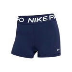 Ropa Nike Nike Pro 3in Shorts Con Bolsillo Para Pelota Mujeres-Azul Oscuro,Azul Oscuro