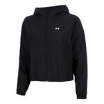 Ropa de tenis Under Armour Under Armour Rival Woven Sudadera Con Cremallera Mujeres-Beige,Blanco