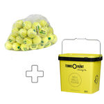Pelotas De Tenis Tennis-Point Stage 1 60er Polybag plus Balleimer eckig