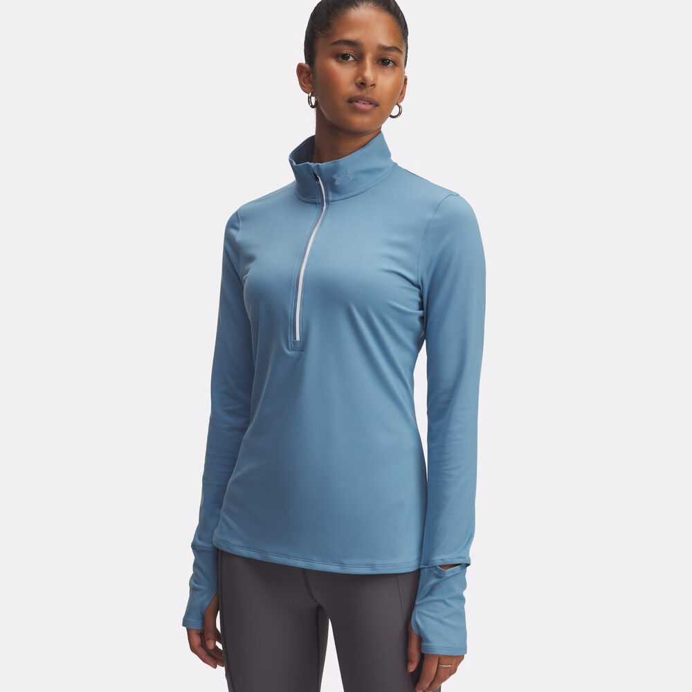 Under Armour Launch Pro Half-Zip Camiseta De Manga Larga Mujeres - Azul