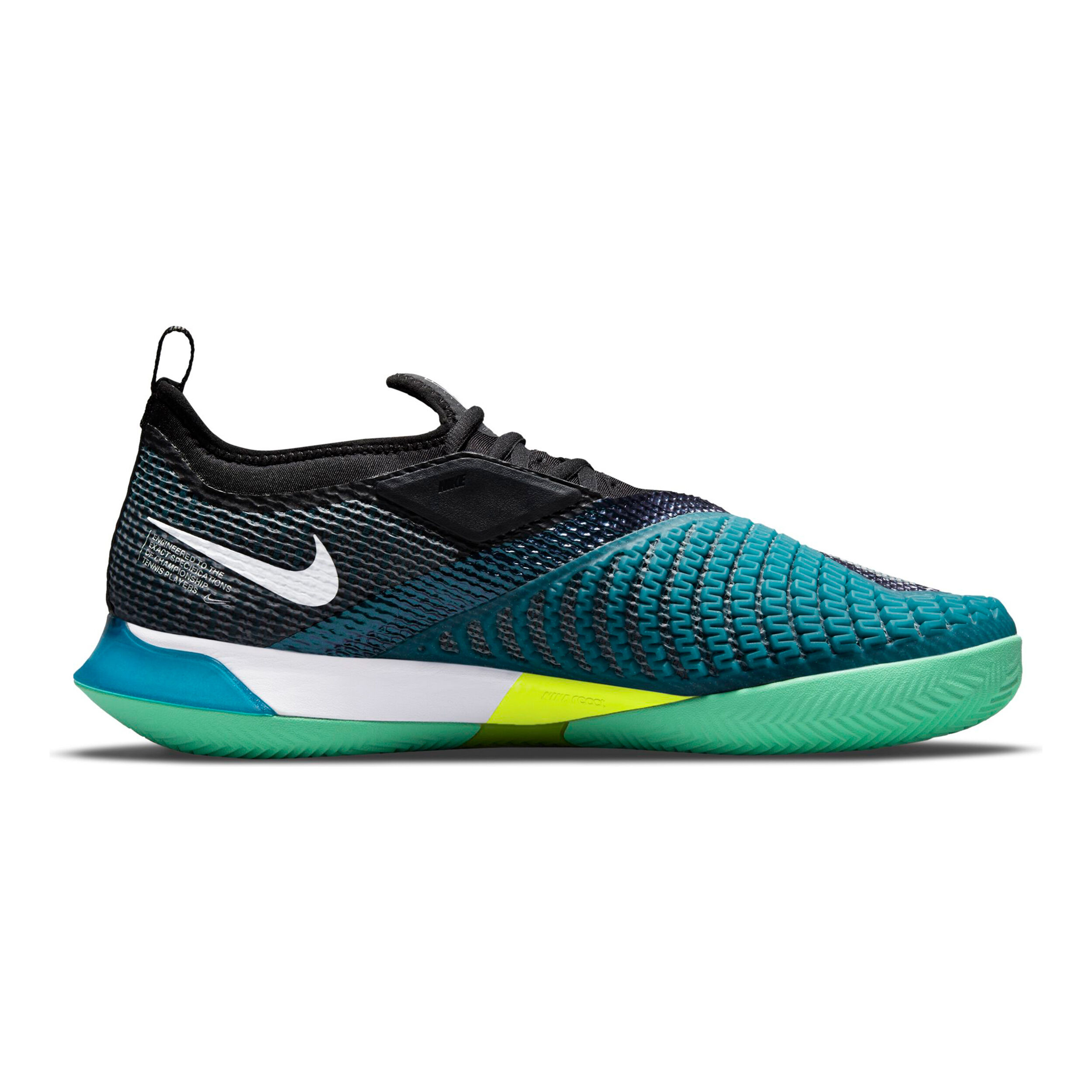 React Vapor NXT Zapatilla Tierra Batida Hombres Verde Oscuro Multicolor