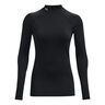 Coldgear Authentics Mockneck Camiseta De Manga Larga Mujeres-Negro