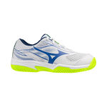 Zapatillas de tenis Mizuno Mizuno Break Shot 5 Zapatilla tierra batida Ni&ntilde;os - blanco, lima