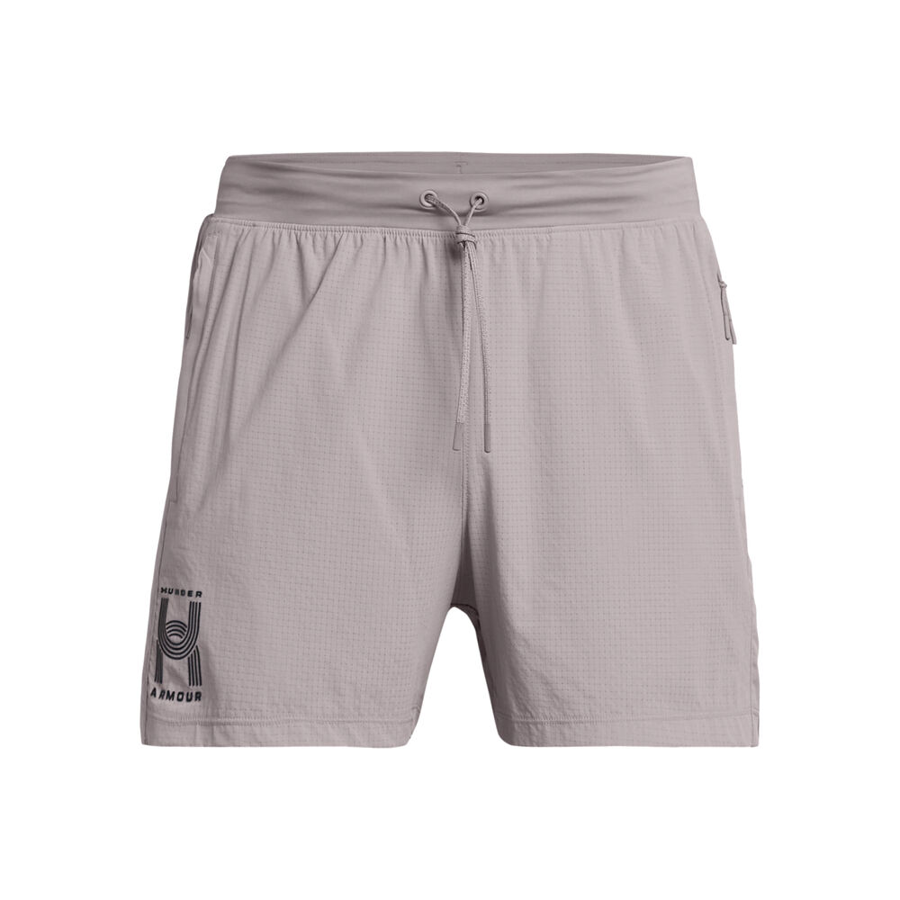 Under Armour Run Anywhere Pantalones Cortos Hombres - Gris, Negro