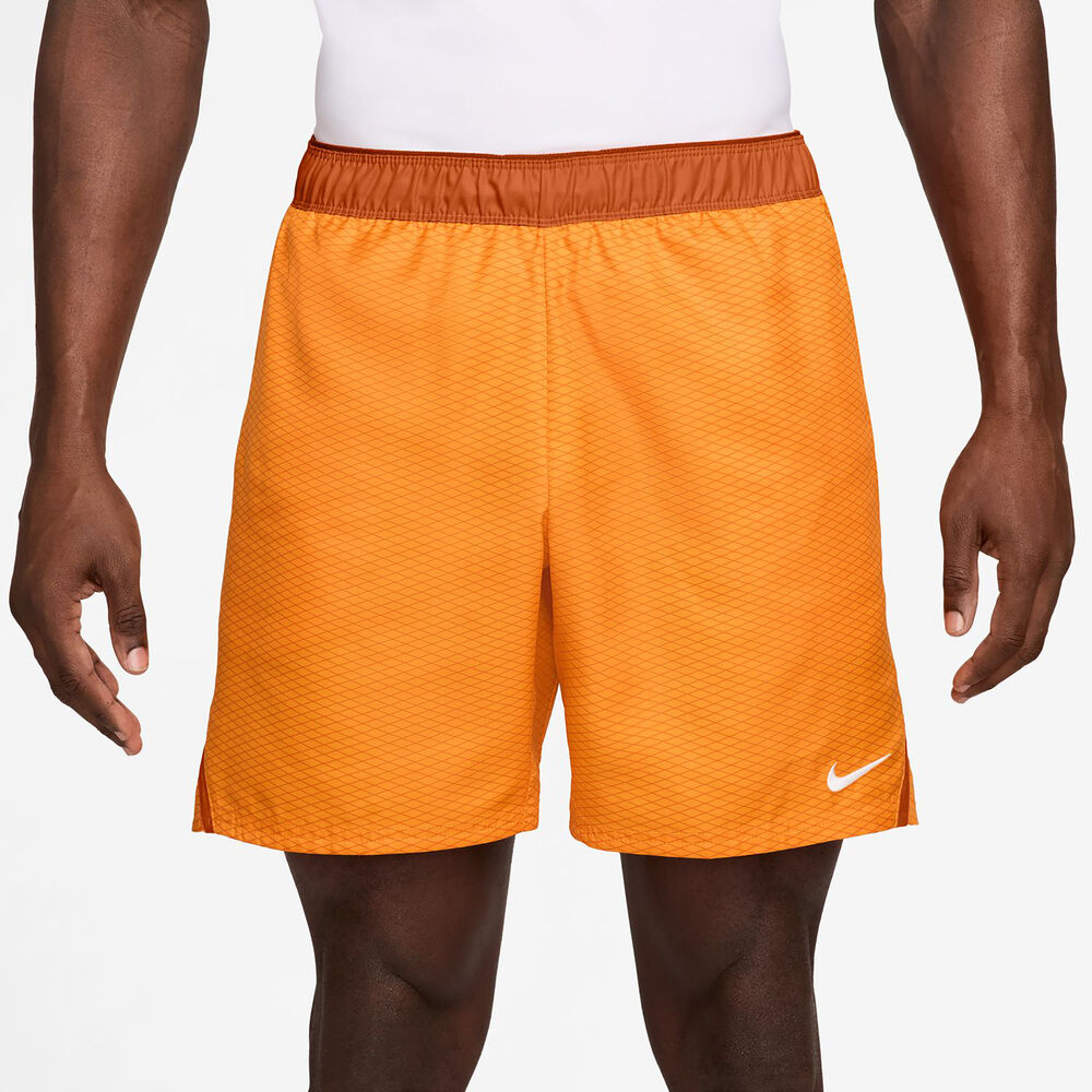Nike Court Victory Dri-Fit 7in Aop Shorts Hombres - naranja, naranja