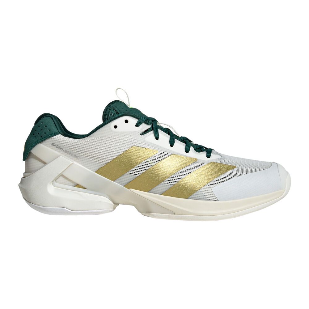 adidas Adizero Ubersonic 5 Zapatilla Todas Las Superficies Hombres-Blanco,Dorado