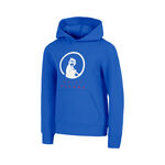 Ropa de tenis Quiet Please Quiet Please Baseline Sudadera con capucha Chicos - azul, blanco