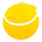 Abfallbehälter in Ballform gelb