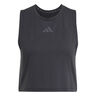 Power 3 Stripes Boxy Camiseta De Tirantes Mujeres-Negro
