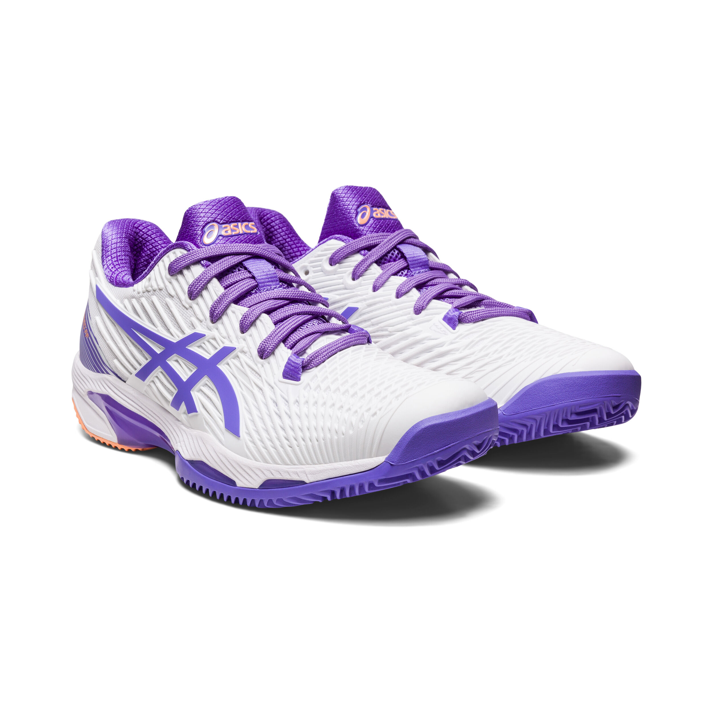 Buy ASICS Solution Speed FF 2 Zapatilla Tierra Batida Mujeres Blanco Morado online Tennis Point ES