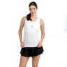 Crew Racerback Camiseta de tirantes Mujeres-blanco