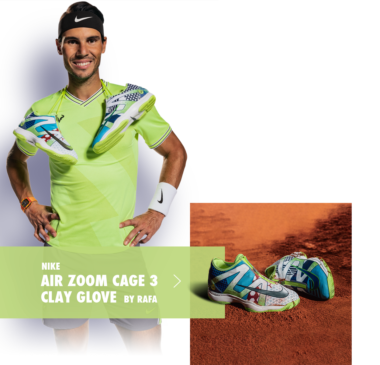 ir de compras maquillaje Pericia Nike-air-zoom-cage-3-glove-rafa compra online | Tennis-Point