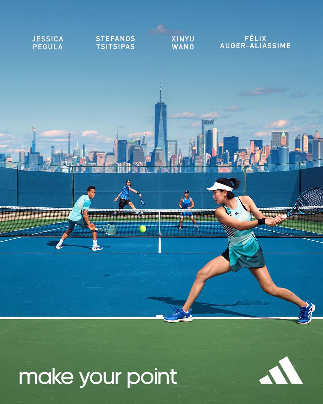 Adidas us 2025 new york azul
